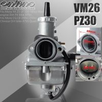 VM26คาร์บูเรเตอร์มอเตอร์ไซค์ Carb 30มม. PZ30สำหรับฮอนด้าซูซุกิยามาฮ่า Super Moto Enduro LF150รถ ATV วิบากรถจักรยานยนต์