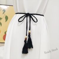 【hot sale】 ☄ B55 New Waist chain Woven Tassel Las Tassles Belts Waistband Braided Belt Rope Chain Waist Belts For Dress Waistband Accessories