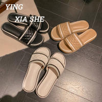 High quality womens shoes Outdoor platform slippers Summer flat sandals