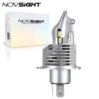 NOVSIGHT H4 LED รถจักรยานยนต์ไฟหน้าหลอดไฟ6000LM 35วัตต์ Hi/lo ชุดแปลง6500พันมอเตอร์ไบค์ไฟหน้า