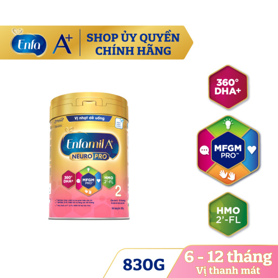 Sữa bột enfamil a+ neuropro 2 vị thanh mát với dưỡng chất dha & mfgm lon - ảnh sản phẩm 1