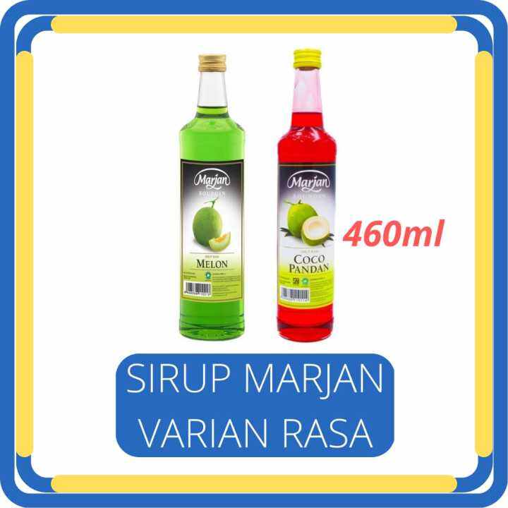 Marjan Sirup 1 Botol Varian Rasa Melon Cocopandan 460ml Murah Minuman