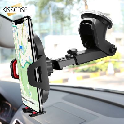 KISSCASE Car Holder Windshield Sucker Phones iPhone support telephone voiture