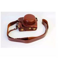 PU CASE PANASONIC GF9 BROWN (0870)