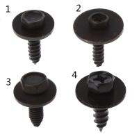 10PCS Universal Hex Screws Self Tapping Tapper Screw สำหรับชุดรถต่างๆ-Shop5798325