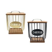 【YF】 Cesta De Armazenamento Café para Cápsulas Espresso Keeper Organizador Contador Cozinha