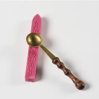 1pc Special Wax Sealing Melting Retro Wooden Handle Spoon