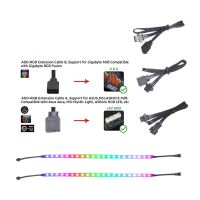 PC Addressable RGB LED Strip Light Rainbow Case ARGB For 5V 3pin Header Motherboard Asus AuraAsrockGigabyte FusionMSI Mystic