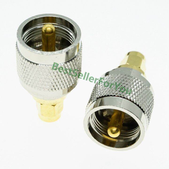 uhf-male-pl259-plug-pl-259-male-to-sma-male-jack-connector-rf-adapter-electrical-connectors