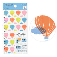 MIDORI Sticker Schedule 2540 Semi-Transparent Balloon / สติ๊กเกอร์กึ่งโปร่งใสสำหรับแพลนเนอร์ ลายบอลลูน (D82540006)