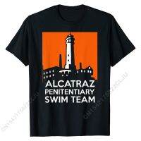 Alcatraz Penitentiary Swim Team - San Francisco T-Shirt Special Mens Tshirts Camisa Tops Tees Cotton Classic