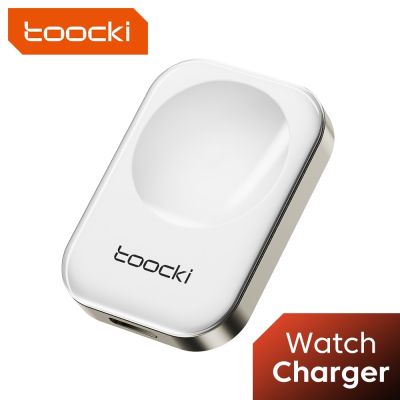 Toocki Portable Wireless Charger For Apple Watch 7 SE Magnetic USB Charger For IWatch Series 7 SE 6 5 4 Charging Station