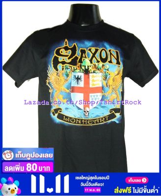 เสื้อวง SAXON เสื้อยืดวงดนตรีร็อค เสื้อร็อค  SXN1630 ส่งจาก กทม.