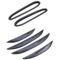 Car Front Rear Fog Light Lamp Eyebrow Frame Trim Cover Sticker for Mercedes Benz GLC Class X254 2023 Car Accessories Supplies Parts (Carbon)