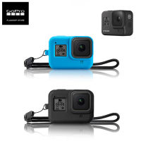 เคสซิลิโคนแบบนิ่มสำหรับ Gopro Hero 8กล้องแอ็กชันสีดำกรอบผิวสำหรับอุปกรณ์เสริมฝาครอบป้องกันปลอกหุ้มมาตรฐาน Gopro Pro 8