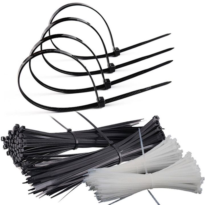 100pcs-4mm-nylon-cable-ties-self-locking-white-black-plastic-winding-cable-ties-fixed-cable-100-120-150-200-250-300mm