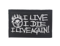 Mad Max Fury I LIVE I DIE I LIVE อีกครั้งปัก Hook Patch ป้ายสัญลักษณ์ Applique Patch สำหรับกระเป๋าเป้สะพายหลังหมวกแจ็คเก็ต Bag