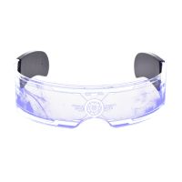 LED Visor Glasses Fashionable Glasses LED Visor 7 Color Cool Sunglasses With LED Lights Luminous Rave Glasses For Kids Adults