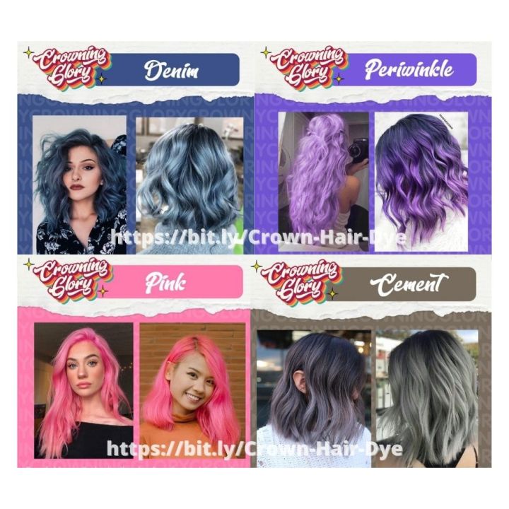 Crowning Glory Hair Dye In 20 Hair Colors Bleaching Set Semi