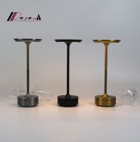 New Aluminum Alloy Desk Lamp LED Rechargeable Table Lights for Bar Living Room Reading Book USB Lamp