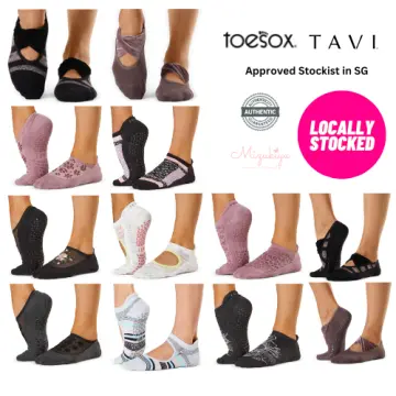US Imported Authentic] Toesox Grip Socks / Anti Slip Socks - Half