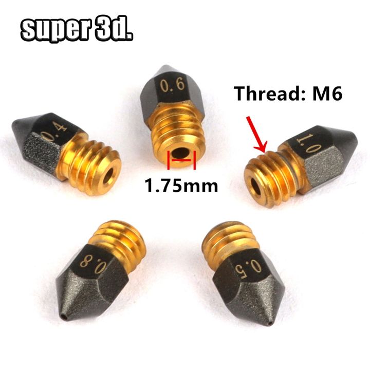 lz-3d-printer-mk8-brass-ptfe-nozzle-coated-0-2-0-3-0-4-0-5-0-6-0-8-1-0mm-m6-threaded-nozzle-for-1-75mm-filament-mk-hotend-extruder