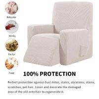 Creamy-White Waterproof Elastic Recliner Chair Cover All-inclusive Massage Sofa Couch Cover For Living Room 13 Colors