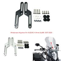 ☽☌ตัวปรับกระจกบังลมที่ยึดโทรศัพท์มือถือสำหรับ SUZUKI V STROM 650 DL650 Vtrom650 Dl 650 2017 2018 2019อลูมิเนียม CNC รถจักรยานยนต์