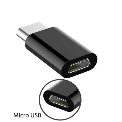 ”【；【-= Micro-USB To Usb C Adapter, Mini To Typec Charging Adapter, Usb Type C Adapter Conversion Connector With Resistor