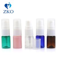 1pcs 5ml Multicolor Cosmetic Dispenser Essential Oil Liquid Sprayer Lotion Bottling Foam Refillable Pump Bottle(A Half Cover)
