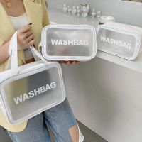 ใหม่ล่าสุด Washbag กระเป๋าเครื่องสําอาง / ถุงซักผ้า / กระเป๋าอเนกประสงค์ / ถุงซักใส วัสดุหนา