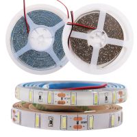 5M LED Strip 7020 SMD Flexible Led Tape Light Rope Korea Chip SMD7020 Cold White 60leds/m 90leds/m DC 12V Ultra Bright