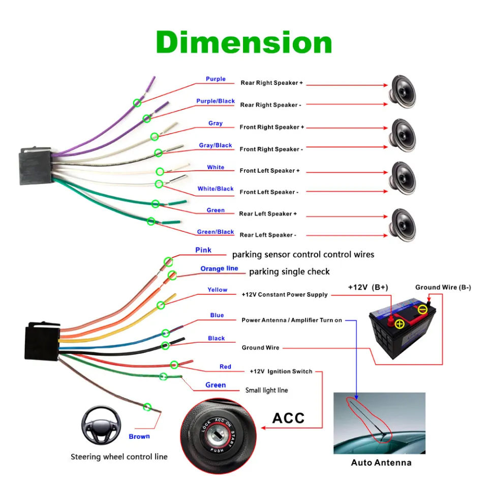 Podofo 7023B Car Radio 2 Din Multimedia Player 7'' Autoradio Mirror Link  Stereo For Volkswagen Nissan