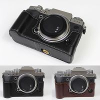 Genuine Real Leather Camera Protect Half Case Grip For Fuji Fujifilm X-T4 XT4