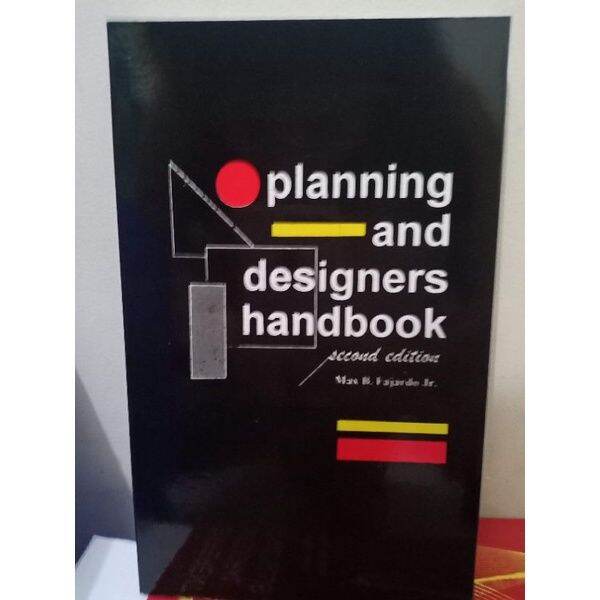 PLANNING AND DESIGNER HANDBOOK.BY MAX FAJARDO Lazada PH