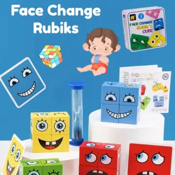 Face Expression Changing Rubik's Cube