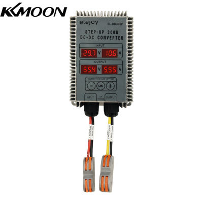 KKmoon เครื่องแปลงไฟฟ้า DC-DC ปรับแรงดันได้10-32V เป็น11-85V พร้อมจอแสดงผล LED แรงดันไฟขาออกตัวแปลงปรับได้