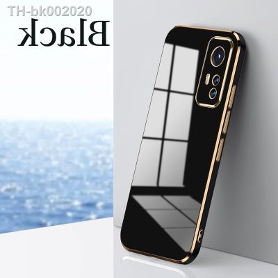 ❡☍♞ Luxury Plated Phone Cover For Xiaomi 12 Pro Case for Xiaomi mi 12 lite mi12 13 12x mi 11t 12T 10t 10 t pro 13 lite Silicone Case