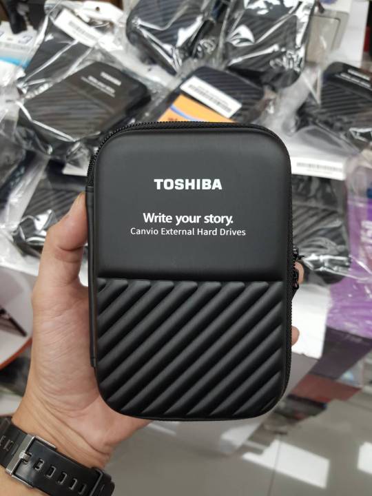 toshiba-กระเป๋าใส่ฮาร์ดดิสก์เอทานอล-toshiba-หนาพิเศษ-กันกระแทก-กระเป๋าexternal