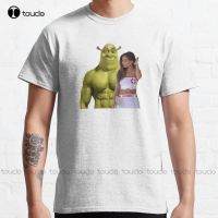Lana Rhoades X Shrek Classic Tshirt Mens T Shirts Custom Aldult Teen Digital Printing Tee Shirt Xs5Xl Gildan