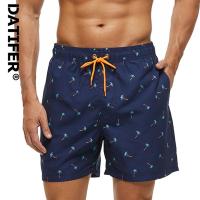 (ETX)Datifer Brand Beach Shorts Summer Quick Dry Mens Board Swimsuits Man Swim Trunks Surf Swimwear Male Athletic Running Gym Pants