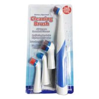 ▩✁♂ Electric Scrubber Cleaning Brush Electrical Brush Cleaner Spin Scrubber Cordless Cleaning Gadget with 4Pcs Brush Heads