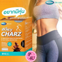 Mega We Care Whey Charz เมก้า เวย์ ชาร์ซ รสช็อกโกแลต โปรตีน Isolate ซองละ 32 กรัม จำนวน 10 ซอง 1 กล่อง