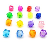 30pcs 10mm Faceted Square Acrylic Beads for Jewelry Making Bracelet Necklaces Pendants DIY Traps  Drains