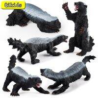 Animais Brinquedos SimulMel Texugo Skunks Modelo Grande Vida Figuras De Ação Selva Ais Animestatueta Modelos Coleção Brinquedo Crianças Presente