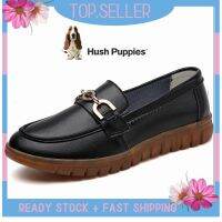 *HUSH PUPPIES รองเท้าโลฟเฟอร์ ส้นแบน ขนาดใหญ่ สําหรับผู้หญิง ไซซ์ EU 40 41