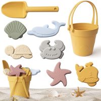 hot【DT】♧❒❃  Children Seaside Beach Rubber Sea Mold Tools Set Kids Swim Baby