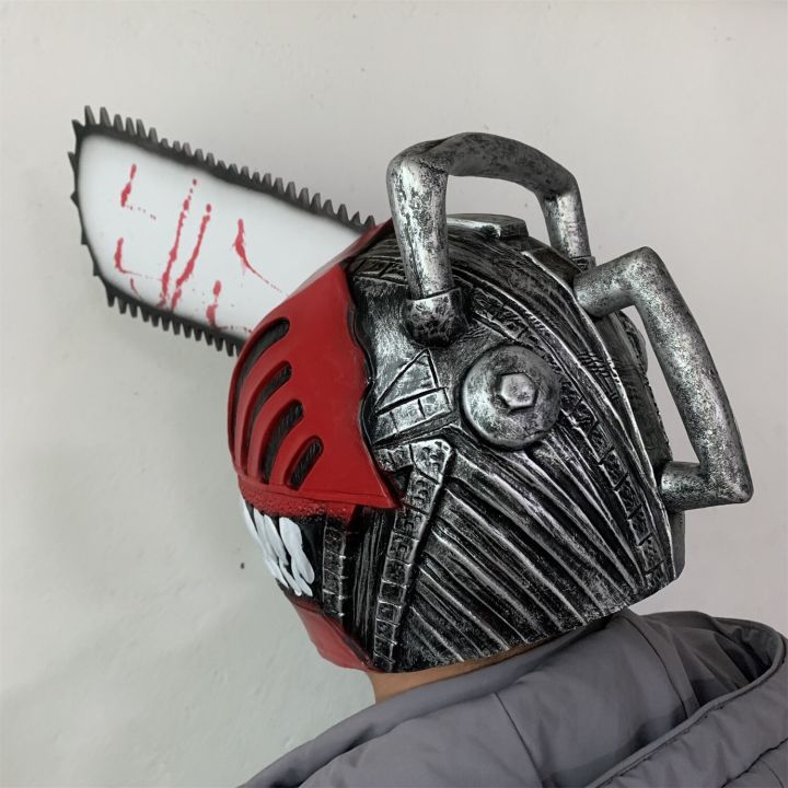 Chainsaw Man Mask Denji Pochita Props Helmet Headgear Demon Killer Costume  Latex Denji Mask For Halloween Party Cosplay Costume Chainsaw Man Merch