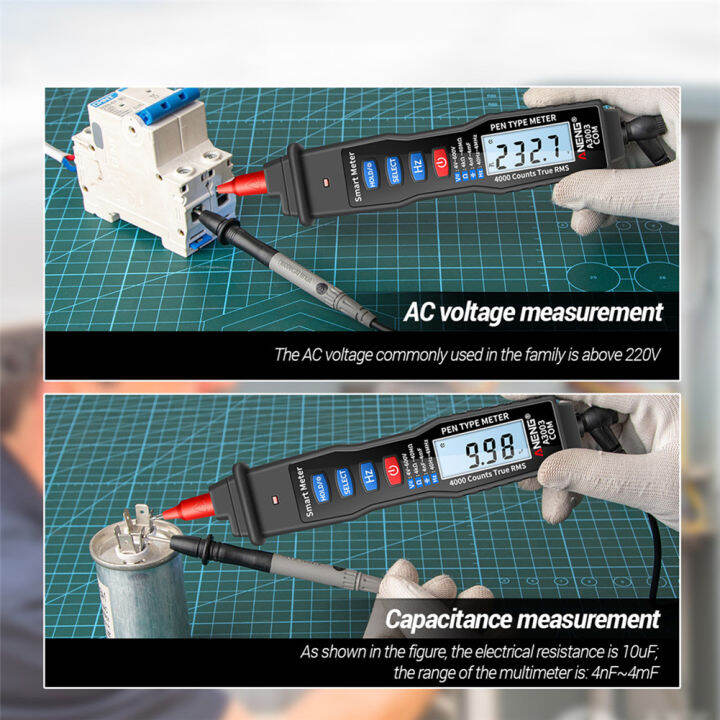 aneng-a3003-ดิจิตอลมัลติมิเตอร์แบบปากกา-4000-นับพร้อมแรงดันไฟฟ้ากระแสสลับ-กระแสตรงแบบไม่สัมผัส-ความจุ-hz-เครื่องมือทดสอบ