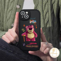 เคสสำหรับ Realme C30 C25Y C55 10 C17 C35 C20 C31 C20A C12 C25s 5 9i 6 8i 8Pro 5 6i 6S 8 5i 7i C21Y C15 C11 C21 GT C17 C2การ์ตูน C3สตรอเบอรี่หมี Lotso เคสอ่อน